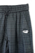 Mayte × Cycle ECHO STAR CHECK PANTS -DARK GREEN-