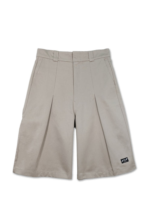 WIDE HALF PANTS -BEIGE- *Last1