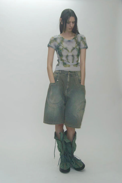 ACERO × Cycle SECOND SKIN BABY TEE -Amor Algarum- *Last1