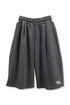 【PRE-ORDER】FEUERGOD × Cycle STAR ZIP-UP HALF PANTS -CHARCOAL-