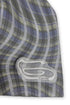 WAVY CHECK BEANIE -BLUE MIX-