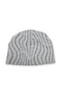 WAVY CHECK BEANIE -GRAY MIX-