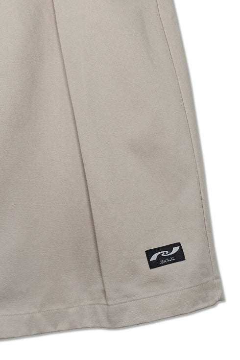 WIDE HALF PANTS -BEIGE- *Last1