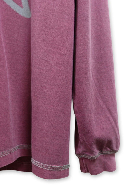 FEUERGOD × Cycle STAR LONG SLEEVE TEE -DARK RED-