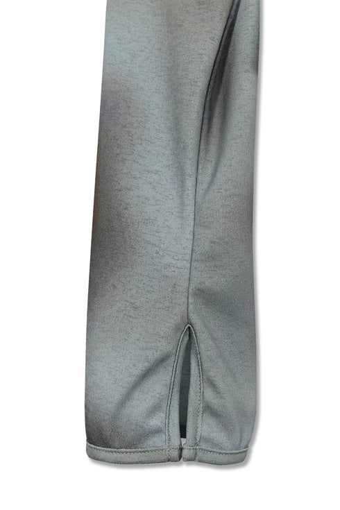 FLOWER DRAWSTRING TOPS -GRAYISH BLUE-