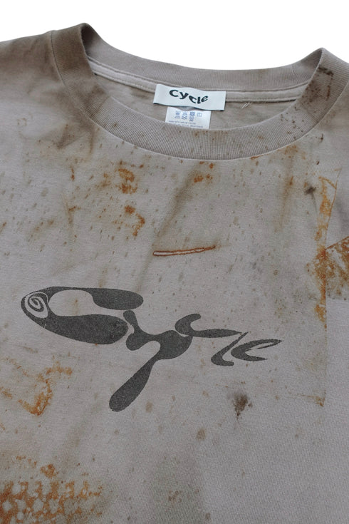 【RESTOCK】MISAKI USHIOZU × Cycle IRON RUST-DYEING TEE *Last1