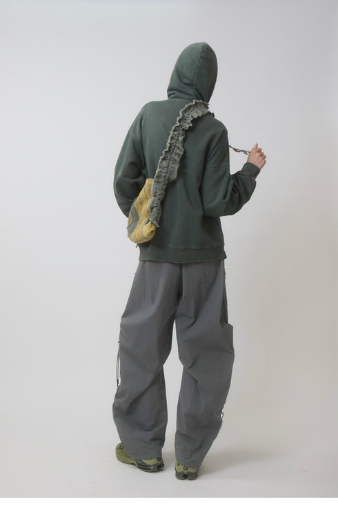 【PRE-ORDER】METAMORPHOSIS ECO FABRIC PANTS -GRAY (BAMBOO CHARCOAL)-