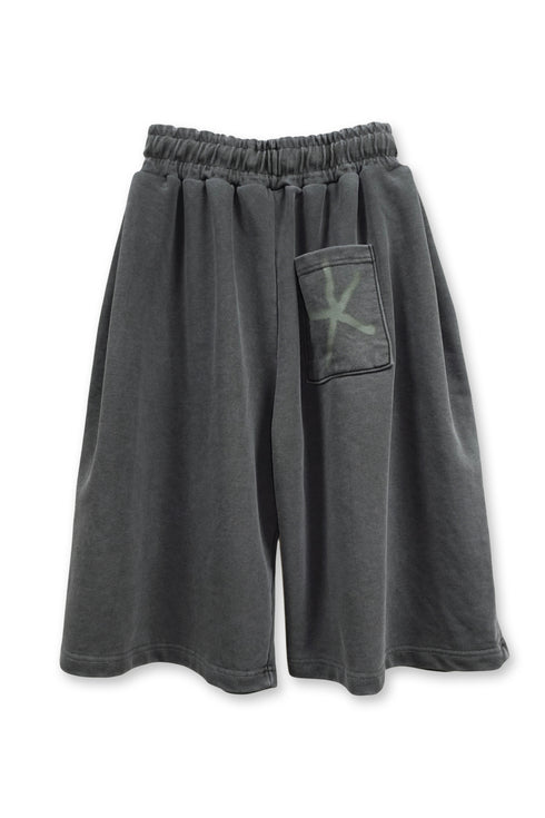 【PRE-ORDER】FEUERGOD × Cycle STAR ZIP-UP HALF PANTS -CHARCOAL-