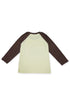 FEUERGOD × Cycle STAR RAGLAN TEE -LIGHT YELLOW × BROWN-
