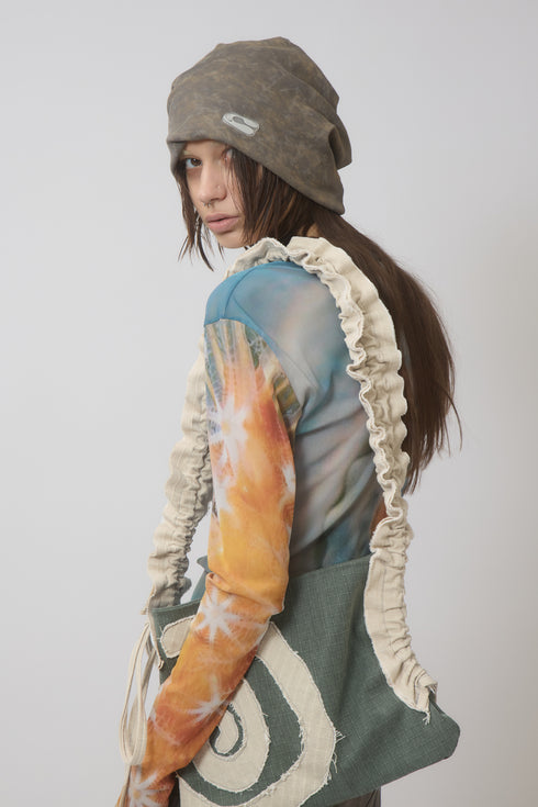 CERAGiGi × Cycle SPIRAL SHOULDER BAG -MOSS GREEN-