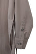 SPIRAL BUTTON SHIRT -GRAYISH BROWN-
