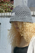 SUMMER STRAW HAT -GRAYISH BLUE-