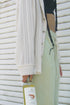【RESTOCK】SUMMER KNIT SPIRAL BUTTON SHIRT -IVORY-
