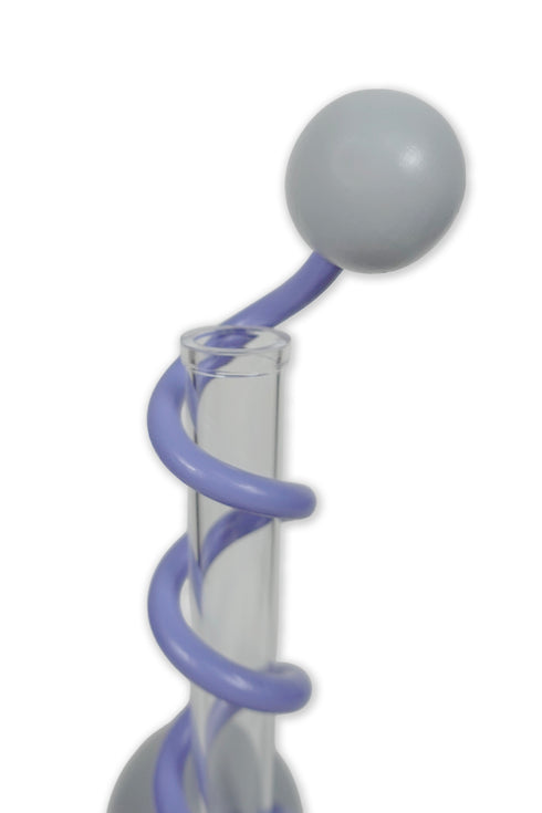 IRon PiP × Cycle TWO BALL FLOWER VASE -GRAY×PURPLE- *Last1