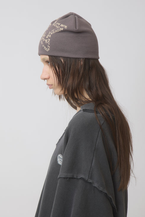 FEUERGOD × Cycle STAR BEANIE -BROWN- *Last1