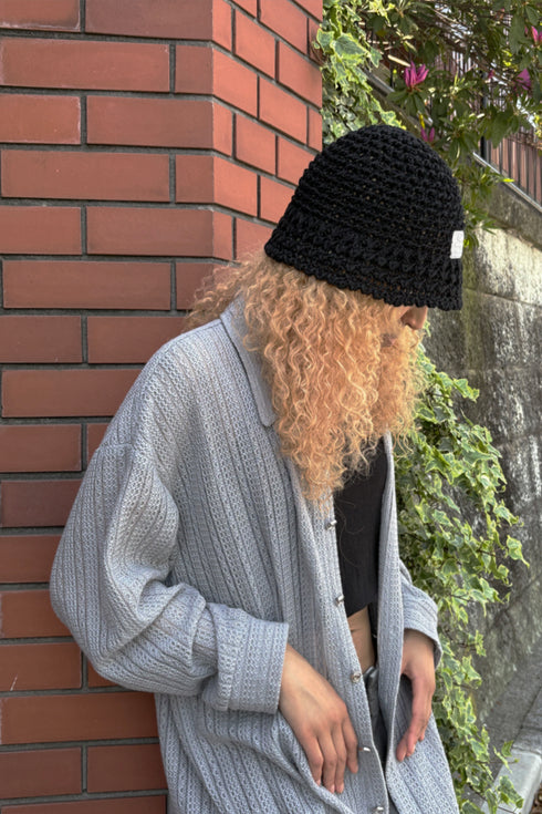 【RESTOCK】SUMMER STRAW HAT -BLACK-