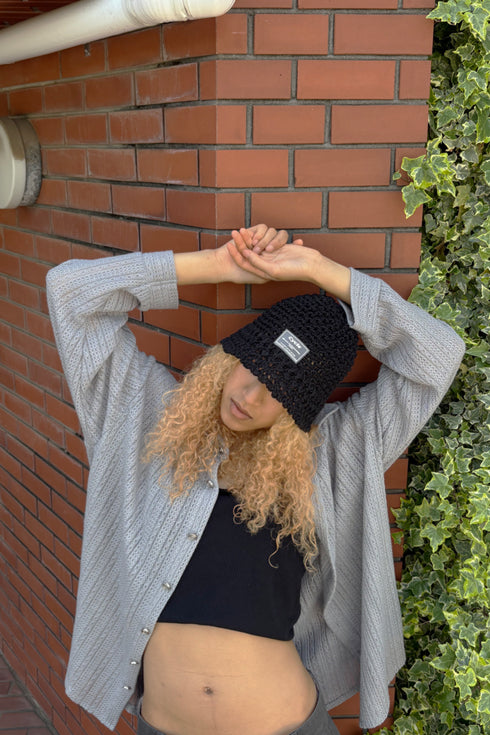 【RESTOCK】SUMMER STRAW HAT -BLACK-