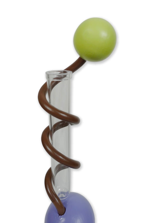 IRon PiP × Cycle TWO BALL FLOWER VASE -GREEN×BROWN×PURPLE-