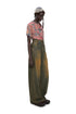 CIRCLE CUT-OUT WIDE PANTS -RUSTED BROWN- *Last1