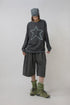 FEUERGOD × Cycle STAR LONG SLEEVE TEE -CHARCOAL-