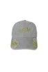 SPIRAL EMBROIDERY CAP -GRAY-