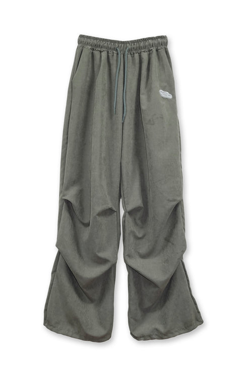 【PRE-ORDER】FADED STACK TUCK PANTS -KHAKI-