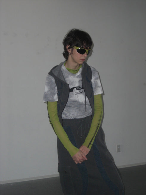 UNALOME LONG SKIRT -CHARCOAL-