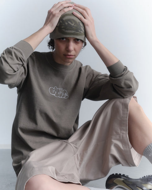 WIDE HALF PANTS -BEIGE- *Last1