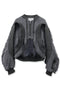 【PRE-ORDER】CIRCLE RIB WASHED MA-1 -WARM CHARCOAL-