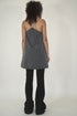 【RESTOCK】TECH REFLECTER LOGO MINI DRESS -CHARCOAL-