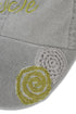 SPIRAL EMBROIDERY CAP -GRAY-