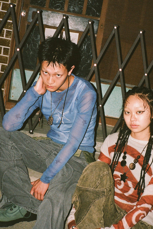 Mayte × Cycle SECOND SKIN TOPS "sky"