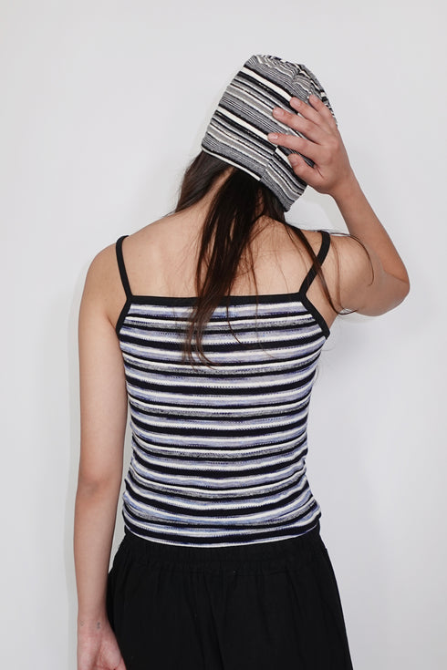 【RESTOCK】MULTI BORDER CAMISORE -BLUE-