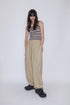 【RESTOCK】LINEN WIDE CARGO PANTS -SAND-