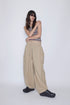 【RESTOCK】LINEN WIDE CARGO PANTS -SAND-