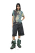 GOA TEE -TIE DYE GREEN MIX- *Last1