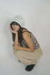 【RESTOCK】SHEER KNITTED BEANIE -IVORY-