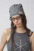 WAVY CHECK BEANIE -BLUE MIX-