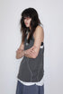 EXPOSED SEAMS TANK TOP -CHARCOAL- *Last1