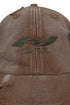 【RESTOCK】WASHED EMBROIDERY LOGO CAP -WASHED BROWN-
