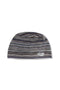 MULTI STRIPE BEANIE -BLUE × BROWN-