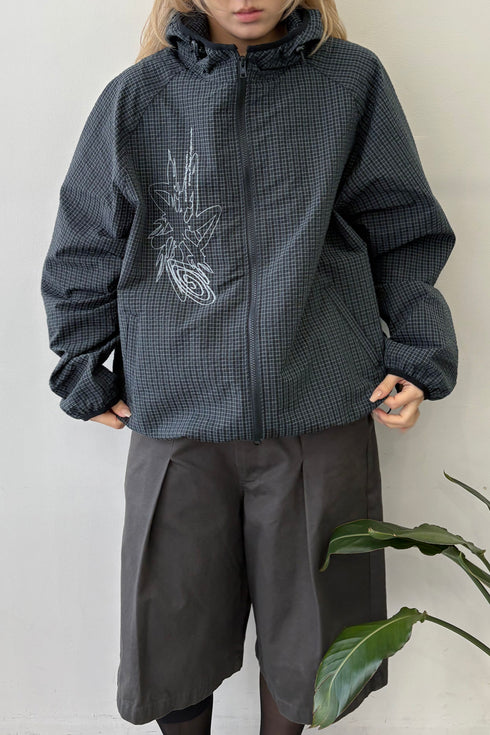 CIRCULATION WINDBREAKER -GREENISH NAVY-