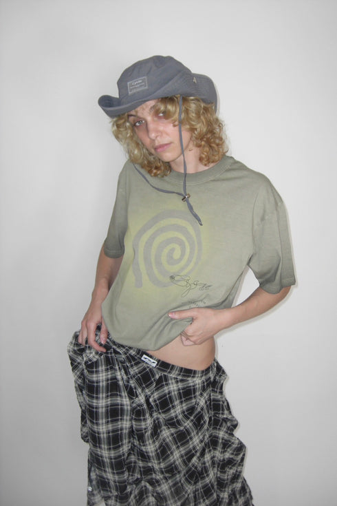 DRAW CODE SAFARI BUCKET HAT -COLD GRAY-