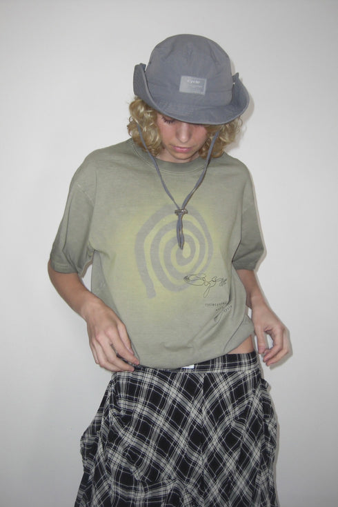 DRAW CODE SAFARI BUCKET HAT -COLD GRAY-