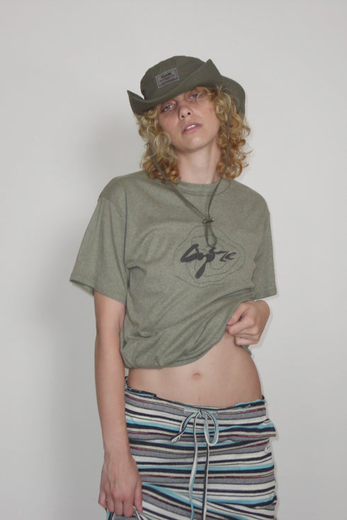 DRAW CODE SAFARI BUCKET HAT -KHAKI-