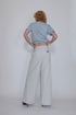 DRAW CODE SPIRAL BUTTON PANTS -ICE GRAY-