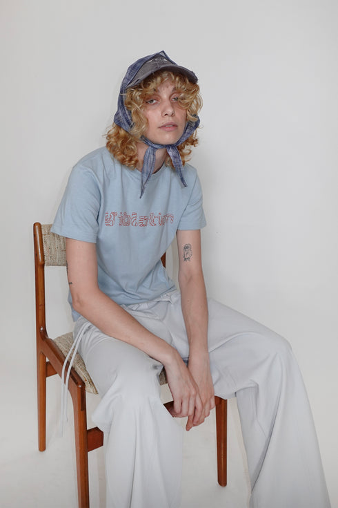 VIBRATION CIRCLE TEE -ACID BLUE-