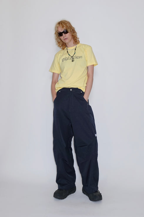 VIBRATION CIRCLE TEE -LEMON YELLOW-