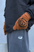 SPIRAL FLUFFY GLOVES -CAMEL- *Last1
