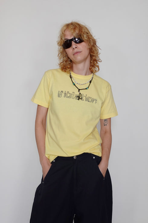 VIBRATION CIRCLE TEE -LEMON YELLOW-